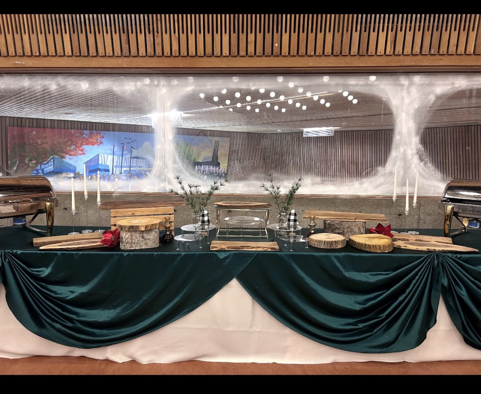 Seated dinner layout