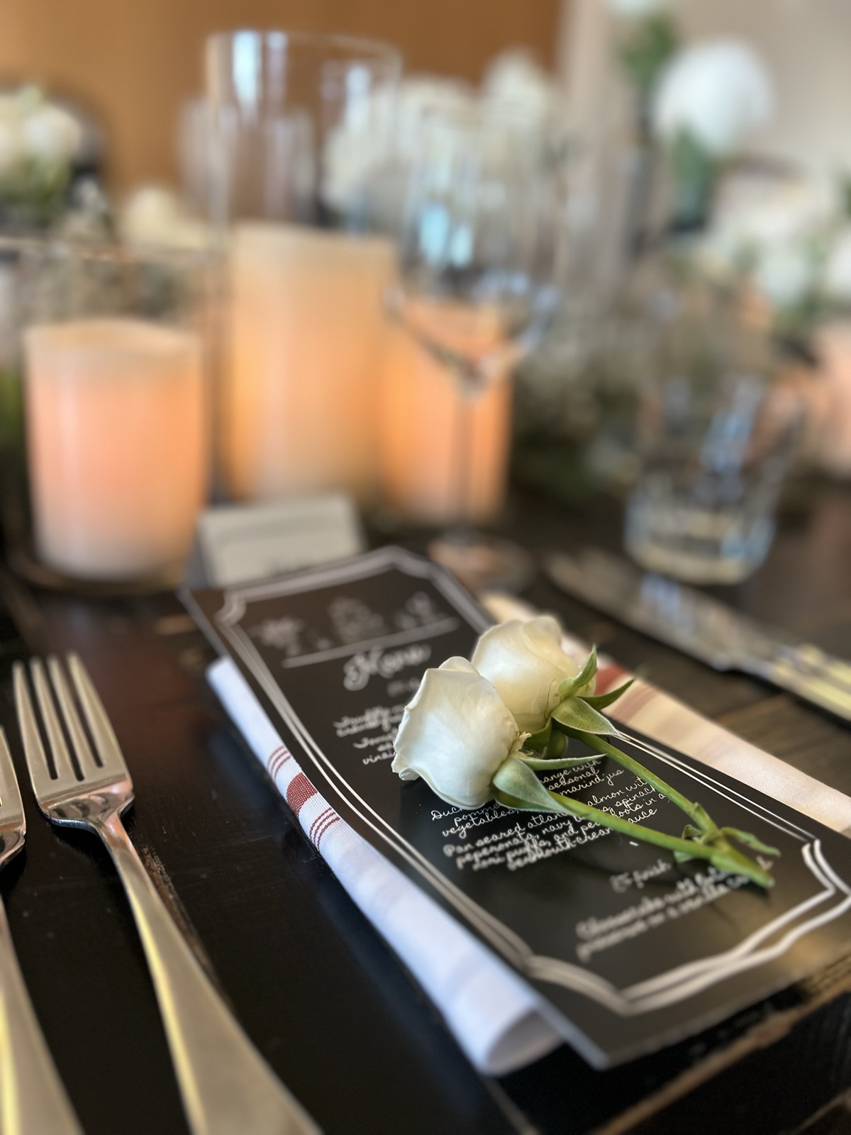 A wedding reception styled by PrettyFly