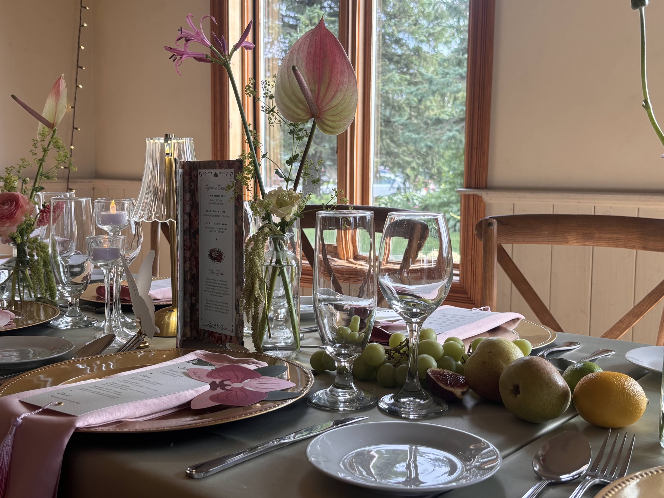 Place setting close up